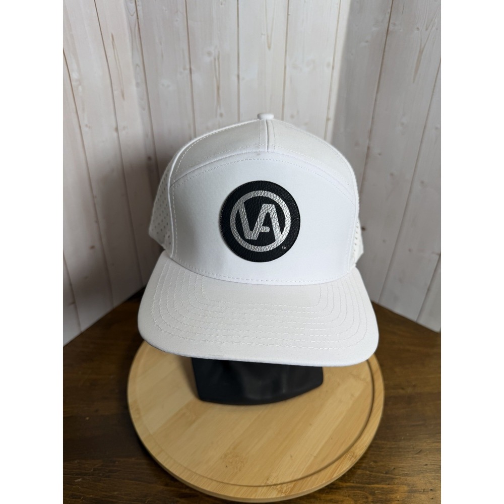 Thirst VA Solid White 5-Panel Vented Hiking Biking Running Athletic Snapback Hat